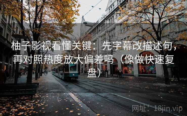 柚子影视看懂关键:先字幕改描述句,再对照热度放大偏差吗(像做快速复盘) 第2张 柚子影视看懂关键:先字幕改描述句,再对照热度放大偏差吗(像做快速复盘) 第2张